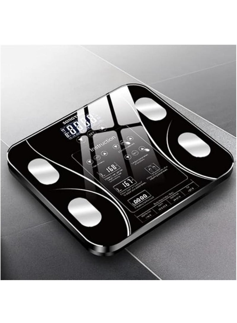 DUNISO Intelligent Electronic Weight Scale, Electronic Digital Weighting Scale,High Precision Digital Fat Scale,Body Fat Scales,Durable and Accurate,with Led Display,Precisely Track 15 Health Metrics,for Effective Weight Management ﻿ - Image 4