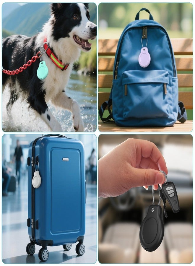 SPGUARD for AirTag Holder Waterproof Case with Keychain, Hidden Air Tags-4 Pack for Apple Air Tag Holder with Wire Cable Lock Key Ring Chain Air Tagholder Accessories for GPS Item Tracker Kids,Keys,Luggage - Image 5