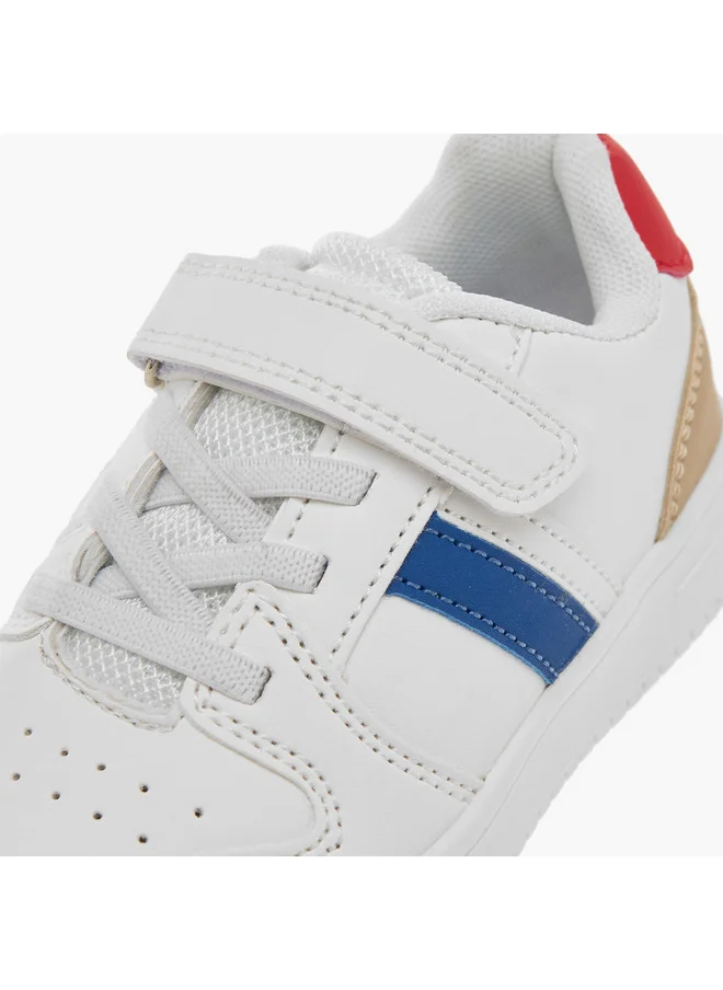 LBL by Shoexpress Boys Colourblock Sneakers with Hook and Loop Closure