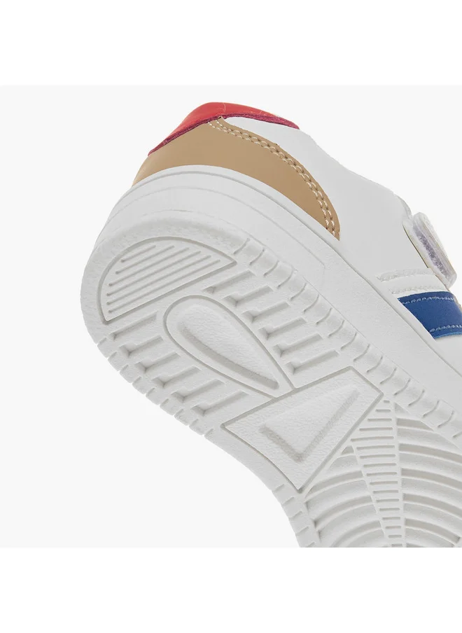LBL by Shoexpress Boys Colourblock Sneakers with Hook and Loop Closure