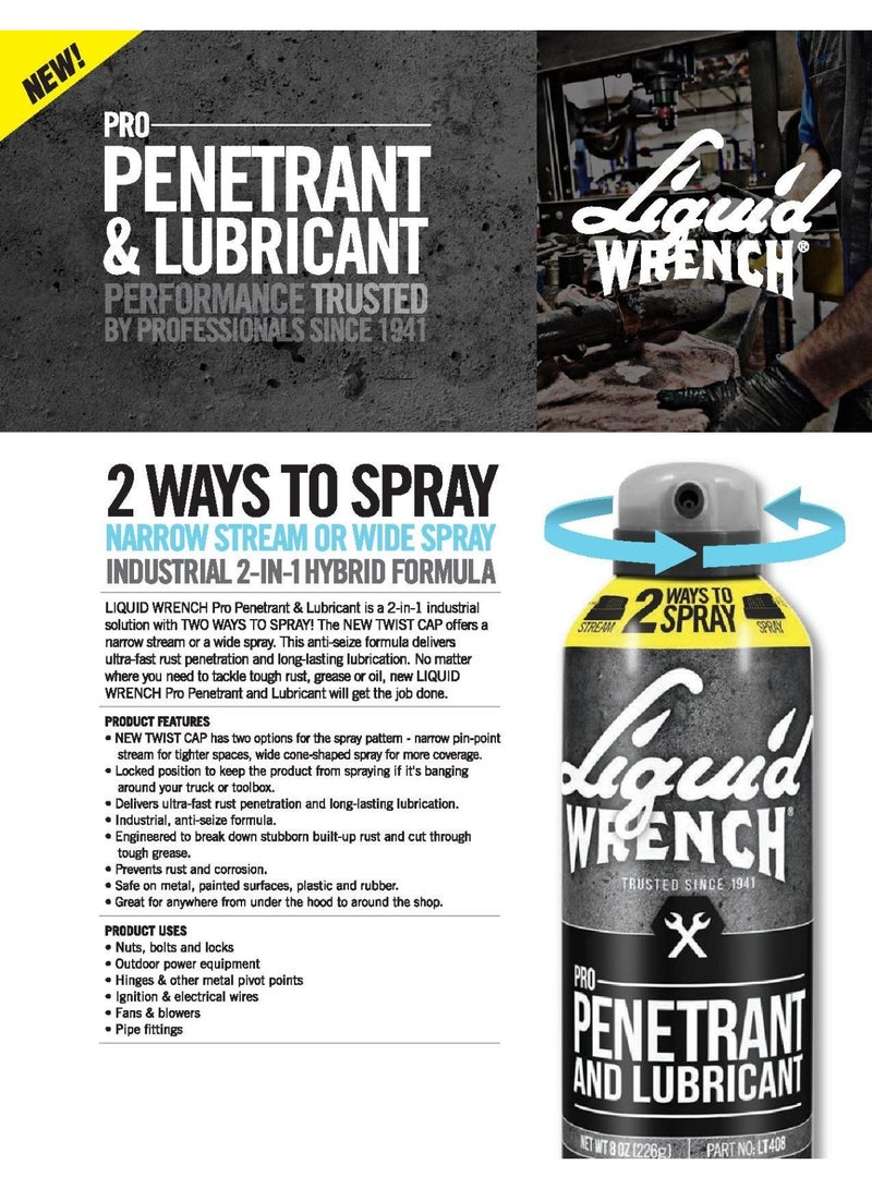 LIQUID WRENCH Pro Penetrant & Lubricant With Twist Cap 226G - Image 5