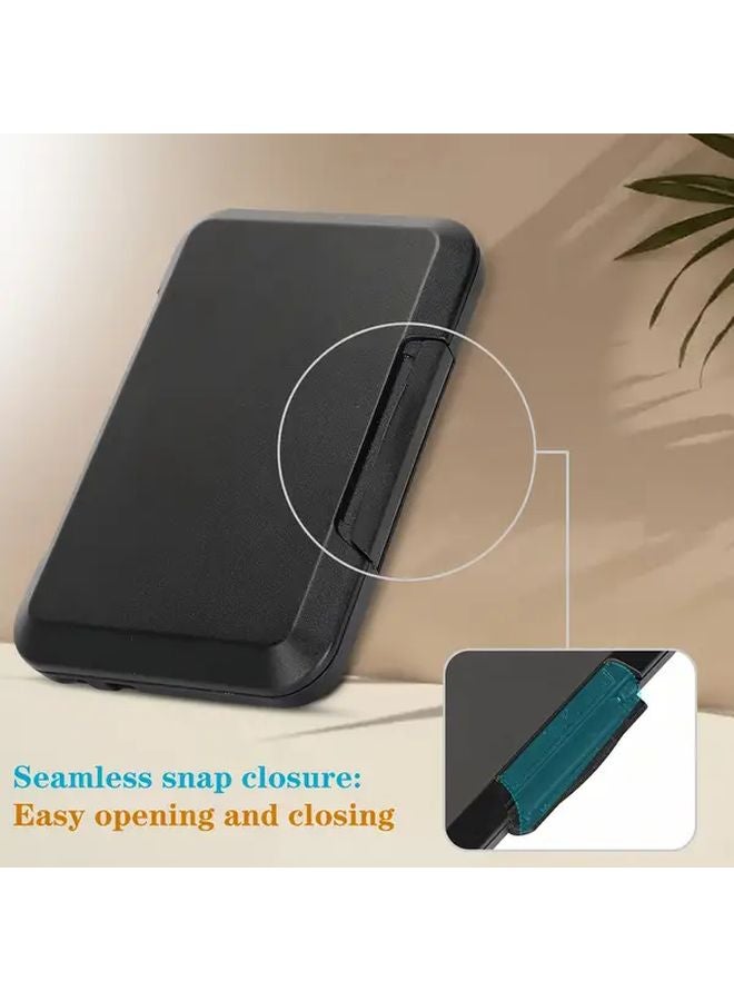 Magnetic Phone Case For iPhone 16 15 14 12 Series With Detachable Black MagSafe Wallet - Image 5