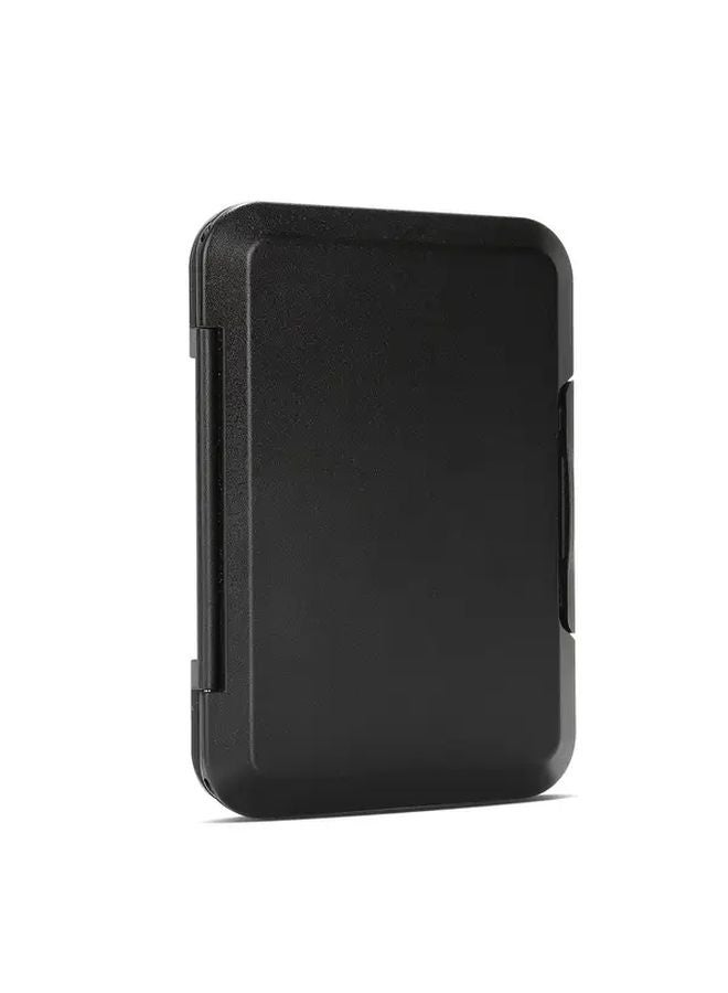 Magnetic Phone Case For iPhone 16 15 14 12 Series With Detachable Black MagSafe Wallet - Image 1