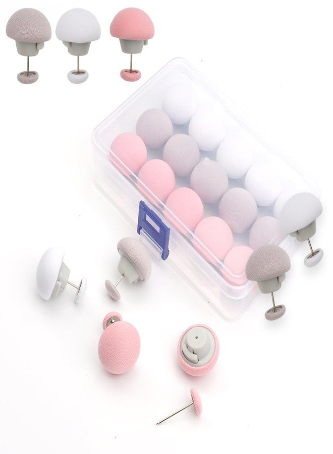 DQITJ 24 Pcs Duvet Pins and Clips Double-Sided Fasteners to Secure Comforter in Cover with Storage Box for Quilt Cushions Curtains (White, Grey and Pink) - Image 1