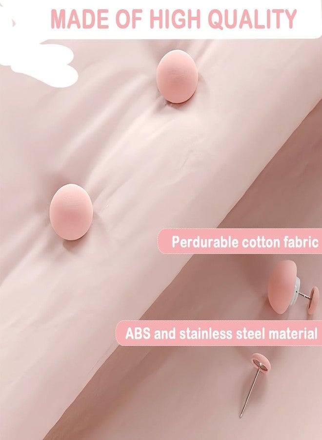 DQITJ 24 Pcs Duvet Pins and Clips Double-Sided Fasteners to Secure Comforter in Cover with Storage Box for Quilt Cushions Curtains (White, Grey and Pink) - Image 2