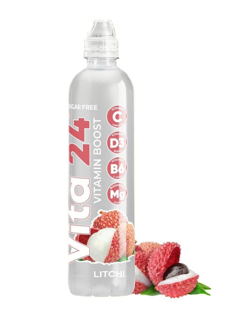 Vita 24 Vitamin Boost Hydrate, Vitamin Drink 500ml, Litchi