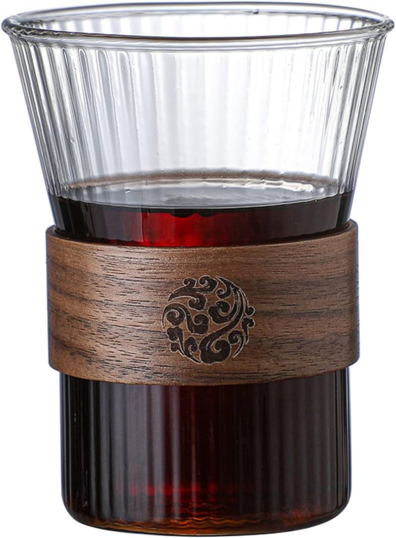 ويوبلز مشروبات البار، أكواب قهوة مثلجة، أكواب زجاجية شفافة، أكواب قهوة زجاجية عمودية - Image 1