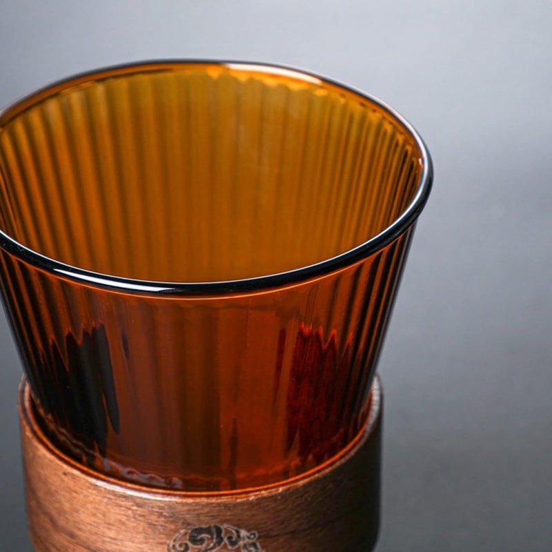 ويوبلز مشروبات البار، أكواب قهوة مثلجة، أكواب زجاجية شفافة، أكواب قهوة زجاجية عمودية - Image 2