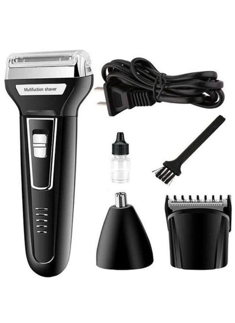 Generic 3 in 1 Electric Razor Men Beard Trimmer Rechargeable Waterproof Shaver Professional Cordless Hair Clippers Nose Hair Trimmer Grooming Set  - Image 1