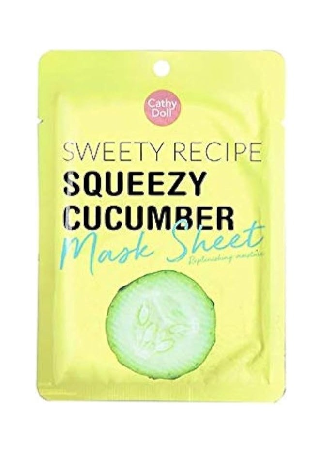 Cathy Doll Sweety Recipe Squeezy Cucumber Mask Sheet 