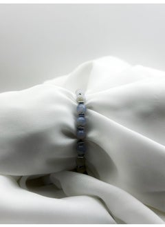 Kehribar Point Amber Point Chalcedony Natural Stone Bracelet  - Image 5