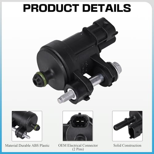 PANNUOSCS Vapor Canister Purge Valve - Compatible with Buick Enclave LaCrosse Cadillac ATS CTS SRX XTS Chevy Caprice Equinox Impala GMC Acadia Canyon Terrain - Replaces 12610560 12690512 911082 - Image 3