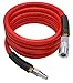 YOTOO Air Hose 12 in x 10 ft 300 PSI Hybrid Leadin Air Compressor Hose Heavy Duty Lightweight Kink Resistant AllWeather Flexibility with 38 Industrial Air Fittings and Bend Restrictors Red - Image 2