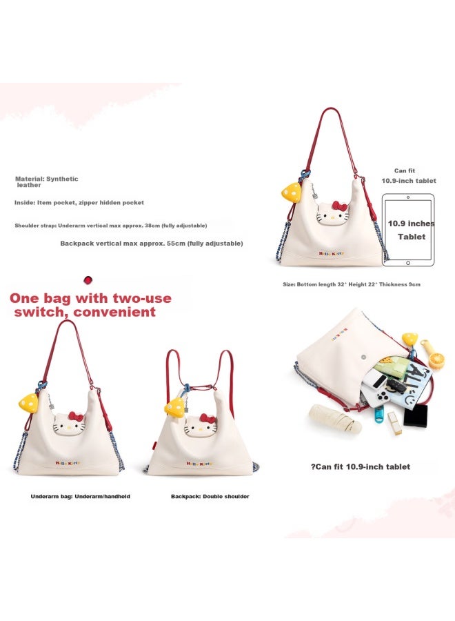 Toutou o Kitty Kt Tote Bag Large Backpack Women's Gift For Birthday And Women's Day - Image 2