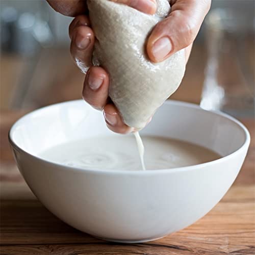 CUNQN Cheesecloth 50x50CM Cheese Cloths Unbleached Cheese Cloth Ultra Fine Cheesecloths for Straining Cooking Baking Cheese Making Juicing 5PCS - Image 2
