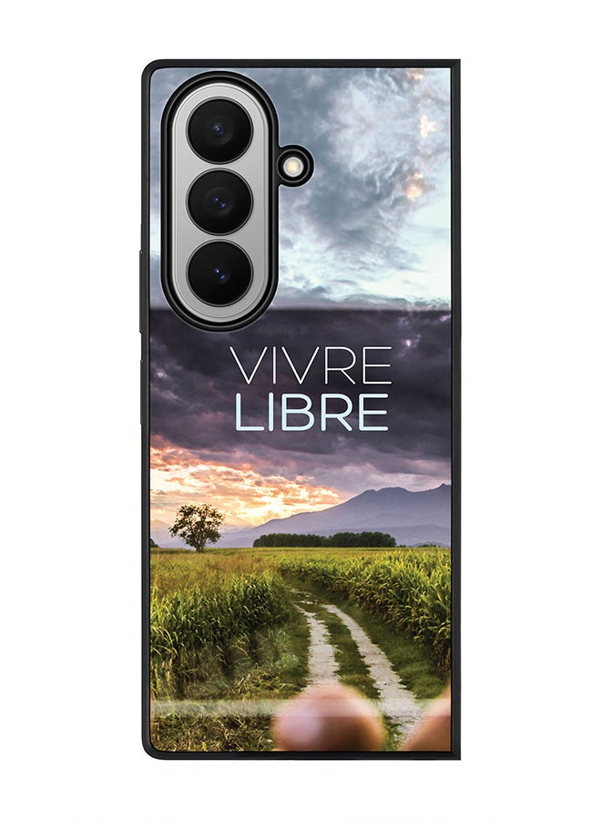 Stylizedd For Samsung Galaxy Z Fold7 Case,Slim fit Camera Protection, Shockproof Thin Phone cover  - Vivre Libre