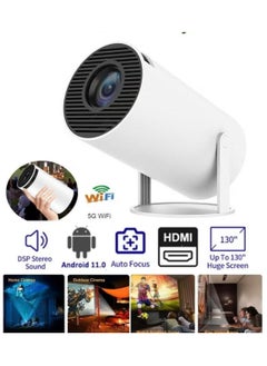 Generic Portable Projector Pocket 5G WIFI Android11.0 Support 130 Inches Home Theater Full HD 1080P for Indoor Outdoor Home Birthday Gift Compatible with TV Stick/HDMI/USB/PS5/iOS/PS4  - Image 1