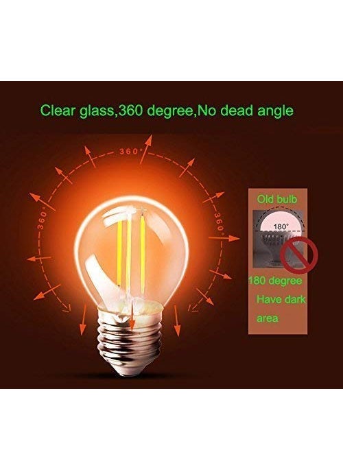 Groeien Groeien 4Watts E26E27 Incandescent Light Bulbe Pack of 2 Warm White Light Yellowish Standard newflex_170  - Image 5
