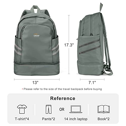 coofay Gym Backpack For Women Waterproof Backpack With Shoe Compartment Lightweight Travel Backpack Sports Backpacks Large Gym Bag - Image 2