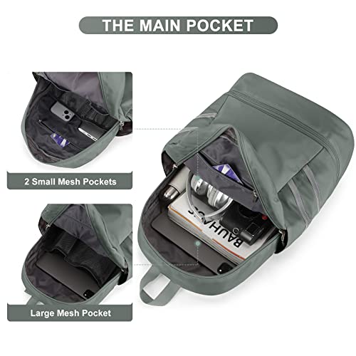 coofay Gym Backpack For Women Waterproof Backpack With Shoe Compartment Lightweight Travel Backpack Sports Backpacks Large Gym Bag - Image 3