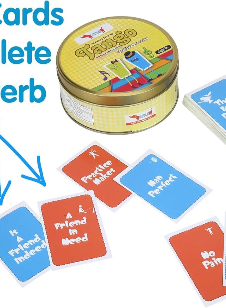 CocoMoco Kids Tango proverbs - playing card games to learn english, educational toy memory game for ages 5-12 year old boys girls - Image 2