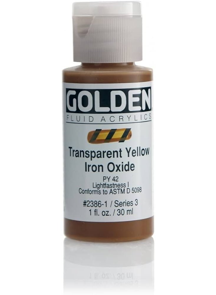 Fluid Acrylics - Transparent Yellow Iron Oxide 30ML