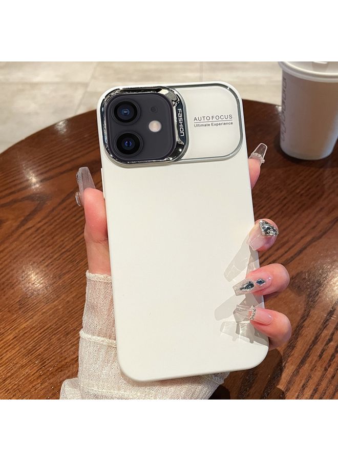 BGM Case Cover For iPhone 11 Skin Feel PC Liquid Silicone Phone Case Pure White