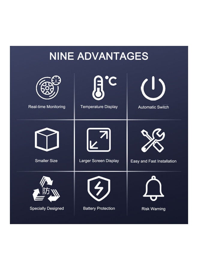 NIBEMINENT Solar Wireless Tire Pressure Monitoring System - Image 5