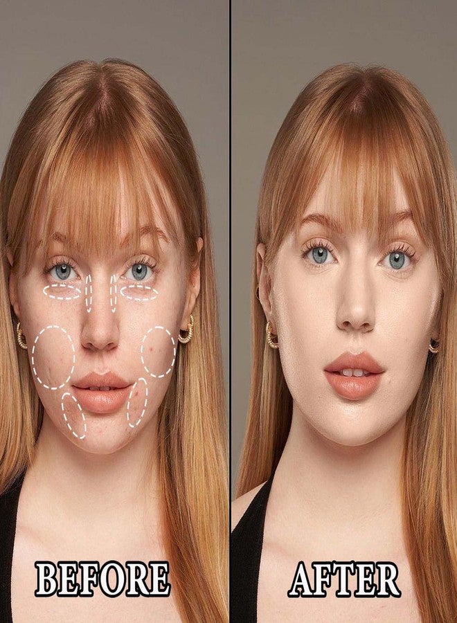 DuoZeng Color Correcting Concealer & Contour Palette - Long-Lasting Makeup Cream Contouring Foundation Highlighting Corrector for Dark Circles & Blemishes (#02) - Image 3