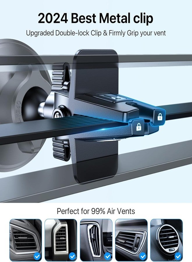 andobil Magsafe Car Mount [Strongest Magnet, Military Sturdy & Never Slip] 360° Magnetic Air Vent Cell Phone Holder Car, Easy Used, Fit for iPhone 16 15 14 13 12 Pro Max Android Samsung S24 S23 - Image 3