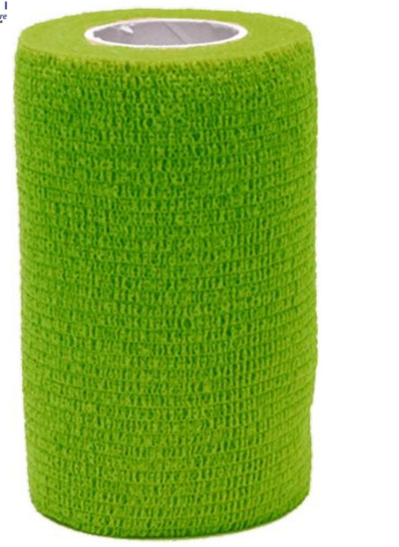 Euro COHESIVE BANDAGE 7.5 CM* 4.5 M GREEN  - Image 1