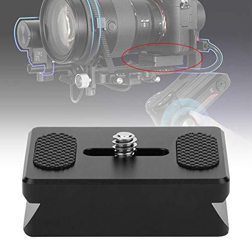Serounder Heightening Pad Mount Base, Gimbal Increase Adapter Pad Riser Extension Base Quick Release Plate Board for Stabilizer for Lab S Crane 2 Crane 3 - Image 3