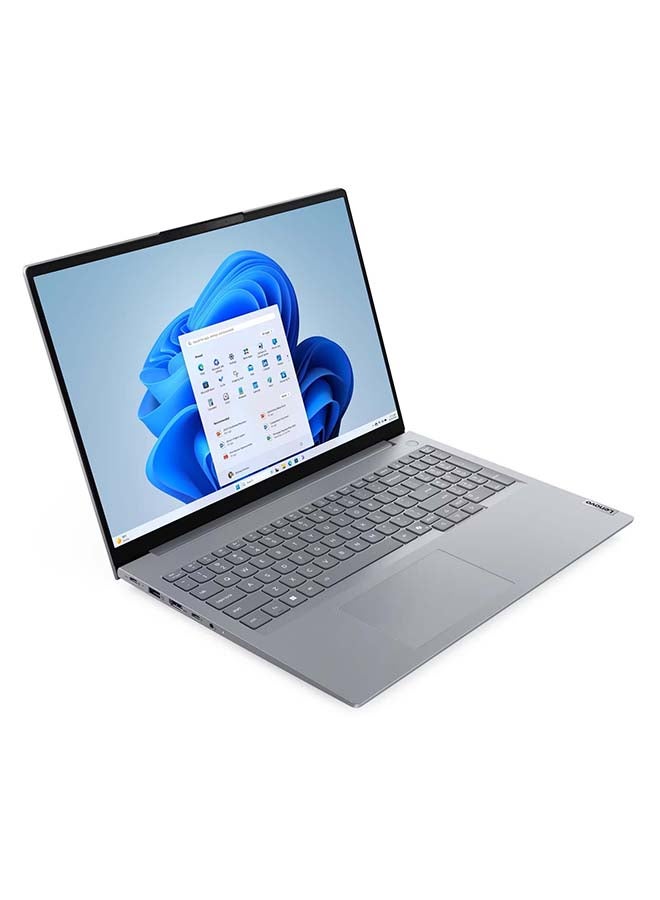 لينوفو لابتوب ThinkBook 16 بشاشة WUXGA مقاس 16 بوصة (1920×1200)، معالج Core Ultra 7 255H، ذاكرة وصول عشوائي DDR5 سعة 32 جيجابايت، قرص صلب SSD سعة 1 تيرابايت، معالج رسومات Intel Arc Graphics، نظام التشغيل Windows 11 Pro، يدعم اللغتين الإنجليزية والعربية، لون رمادي قطبي الإنجليزية/العربية - Image 2