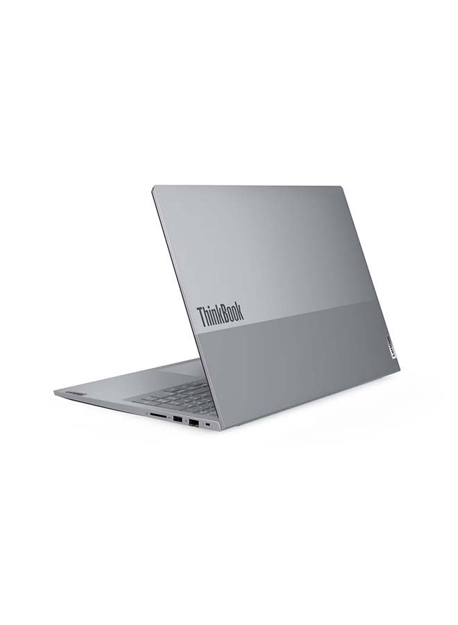 لينوفو لابتوب ThinkBook 16 بشاشة WUXGA مقاس 16 بوصة (1920×1200)، معالج Core Ultra 7 255H، ذاكرة وصول عشوائي DDR5 سعة 32 جيجابايت، قرص صلب SSD سعة 1 تيرابايت، معالج رسومات Intel Arc Graphics، نظام التشغيل Windows 11 Pro، يدعم اللغتين الإنجليزية والعربية، لون رمادي قطبي الإنجليزية/العربية - Image 4