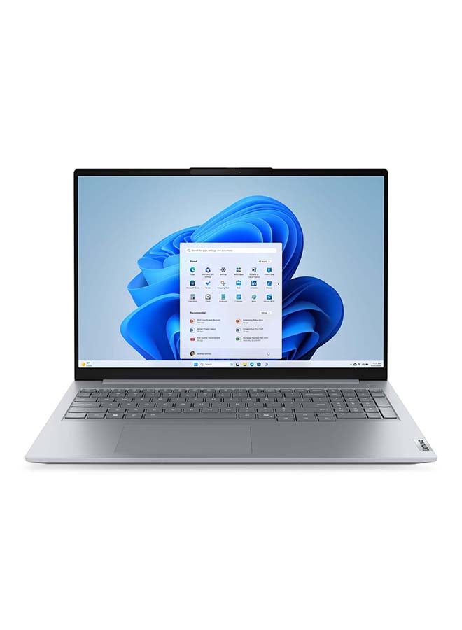 لينوفو لابتوب ThinkBook 16 بشاشة WUXGA مقاس 16 بوصة (1920×1200)، معالج Core Ultra 7 255H، ذاكرة وصول عشوائي DDR5 سعة 32 جيجابايت، قرص صلب SSD سعة 1 تيرابايت، معالج رسومات Intel Arc Graphics، نظام التشغيل Windows 11 Pro، يدعم اللغتين الإنجليزية والعربية، لون رمادي قطبي الإنجليزية/العربية - Image 1
