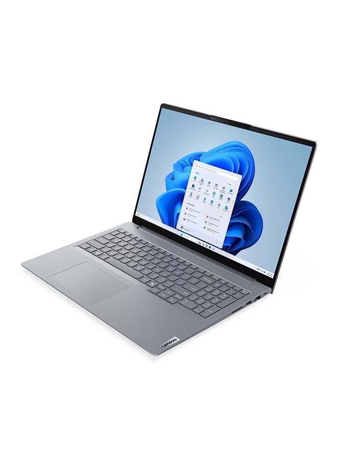 لينوفو لابتوب ThinkBook 16 بشاشة WUXGA مقاس 16 بوصة (1920×1200)، معالج Core Ultra 7 255H، ذاكرة وصول عشوائي DDR5 سعة 32 جيجابايت، قرص صلب SSD سعة 1 تيرابايت، معالج رسومات Intel Arc Graphics، نظام التشغيل Windows 11 Pro، يدعم اللغتين الإنجليزية والعربية، لون رمادي قطبي الإنجليزية/العربية - Image 3