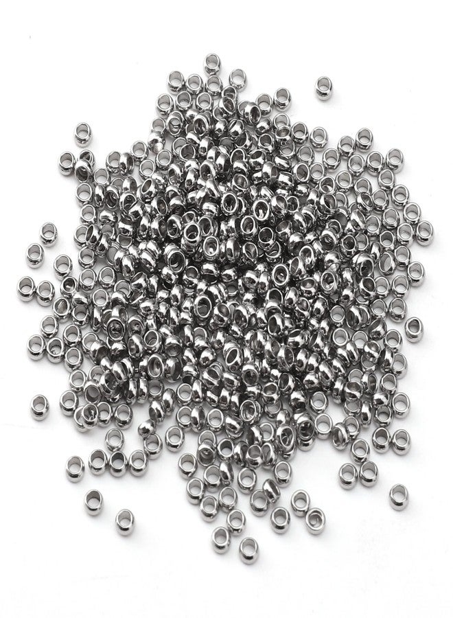 DADIFEN 304 Stainless Steel Round Crimp Beads 2.0mm 500pcs for Jewelry DIY Making and Repairing - Image 5