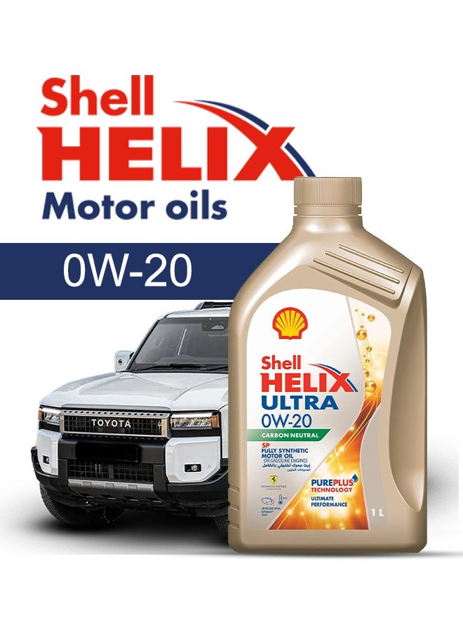 Engine Oil – For TOYOTA prado  2025 - 2004, 6 Liter, 0w20 Shell - With Engine Oil Filter, Mobile Car Oil Change Service