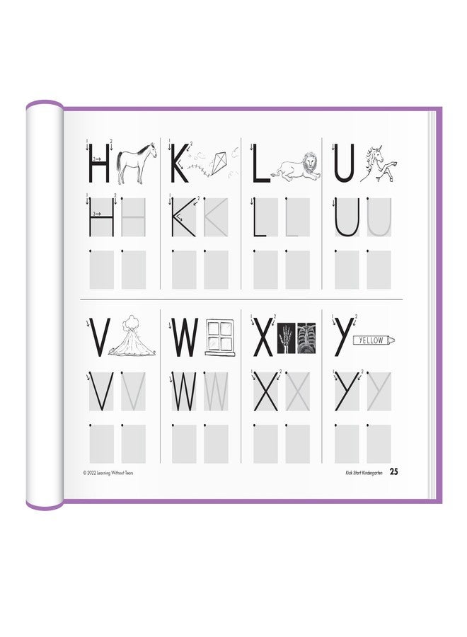 Learning Without Tears, Kick Start Kindergarten, Age 4+, Pre-K and TK, Student Workbook, Handwriting Practice, Writing Book, School & Home, Language Arts, Tutoring - Image 3