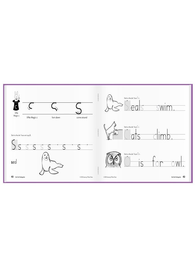 Learning Without Tears, Kick Start Kindergarten, Age 4+, Pre-K and TK, Student Workbook, Handwriting Practice, Writing Book, School & Home, Language Arts, Tutoring - Image 5