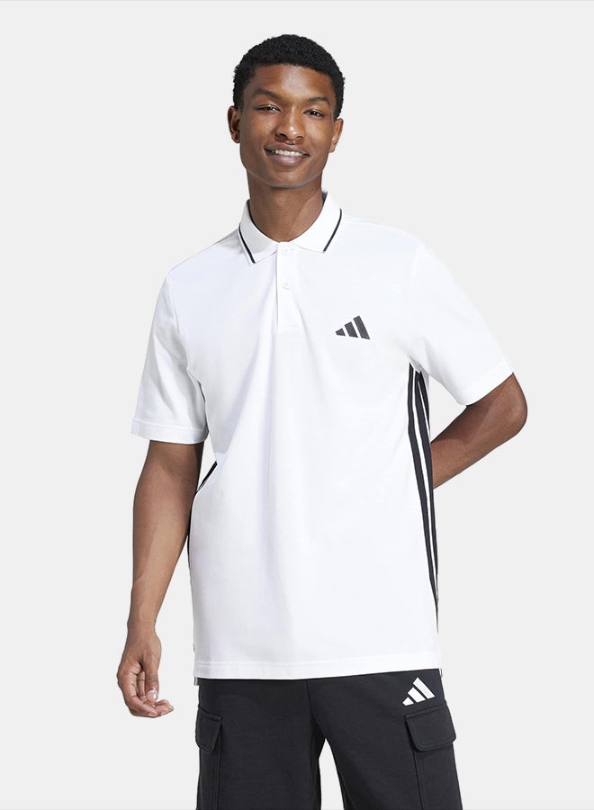 Adidas Essentials 3-Stripes Piqué Polo Shirt - Image 1