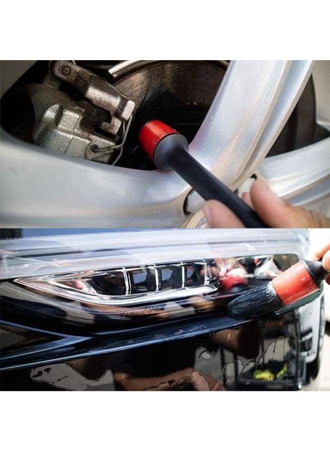 5-Piece Car Cleaning Brush Set Vehicle Vehicle for Wheel Detail Clean Brush - Image 3