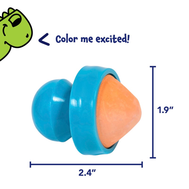 READY 2 LEARN Easy Grip Chalk | Non Toxic | Six Colors | 18m+ | Toddler Sidewalk Chalk | Easy to Hold | Refills Available - Image 3