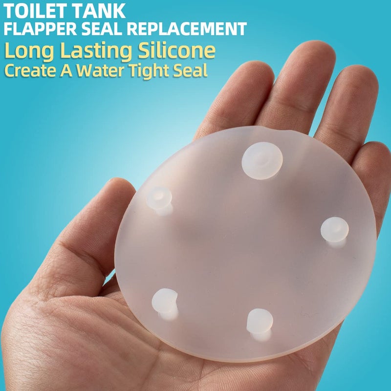 ALOCS Replacement for Vormax Toilet Tank Silicone Flapper Seal Gasket 3'' - Fit for American Standard 7381424-100.0070A (4 Pack) - Image 3