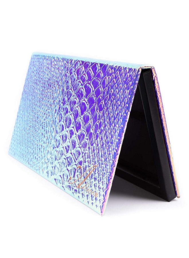 ألون لوحة مكياج فارغة من Allwon Magnetic Palette Mermaid مع مرآة و20 قطعة من الملصقات المعدنية الفارغة اللاصقة لظلال العيون وأحمر الشفاه وأحمر الخدود والبودرة - Image 1