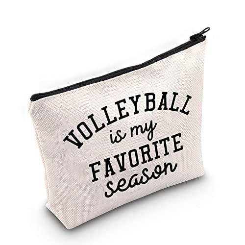 TOBGBE Volleyball Lover Gift Makeup Bag for Seasonal Fans - Image 2