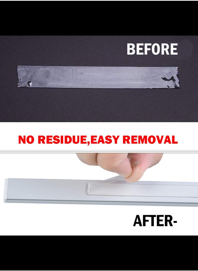 iQIHAN Clear Mounting Tape - Acrylic Adhesive Double Sided Adhesive Foam Tape 3m X 3mm, 10 Roll, Weatherproof Heavy Duty Glue, Heat Resistant Perfect for LED Light Strip Aluminum Channel  - Image 4