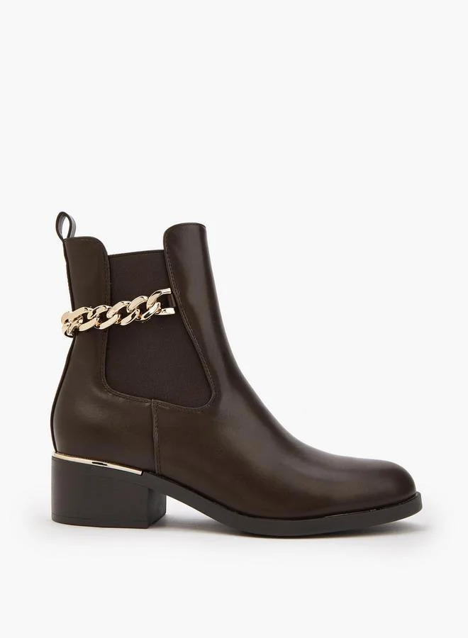 فلورا بيلا من شو إكسبرس بوت كاحل بكعب عريض نسائي