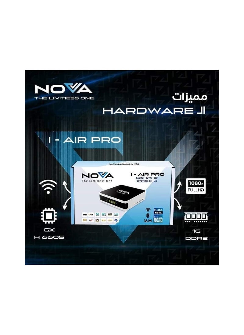 NOVA I-Air Pro Hd Mini Receiver i-air pro Black  - Image 3