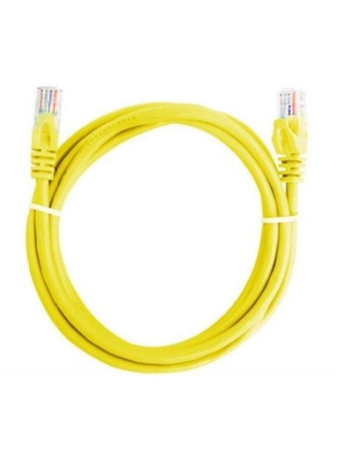 Generic Super Five High-speed Network Cable Internet Cafe Home Computer Router CAT5 Crystal Jumper-Color:Yellow-Line Length:20M  - Image 5